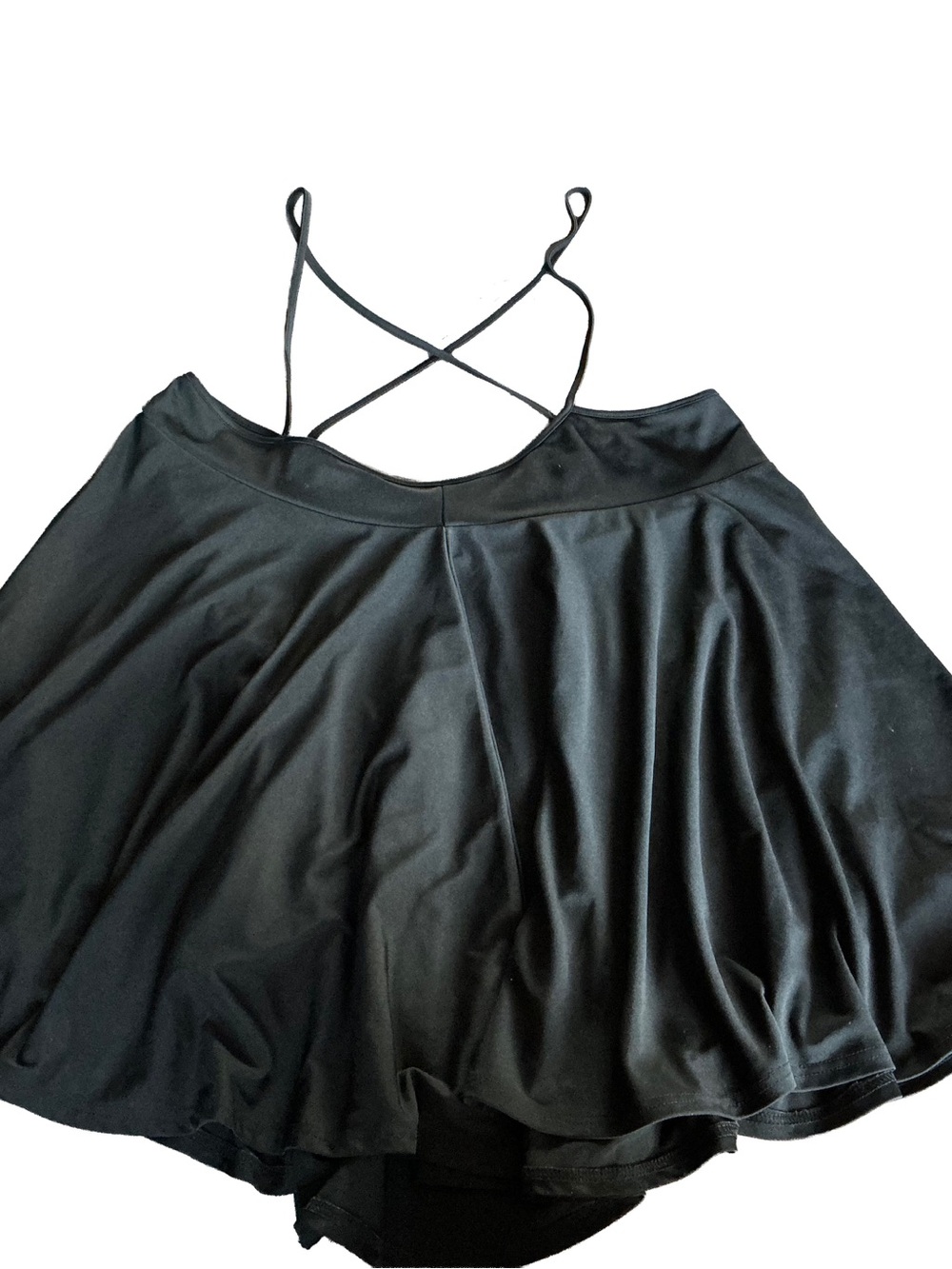 Black Strappy Swing Women's Top